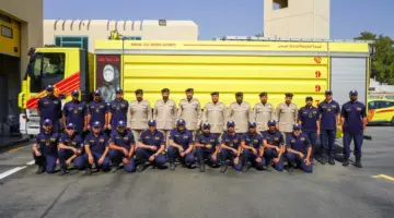 مدير عام هيئة الشارقة للدفاع المدني يزور مراكز الإطفاء والإنقاذ